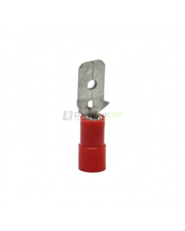 CEMBRE 2051650 RF-M608 Terminal Macho preaislado nylon rojo 0.25-1.5mm2 6.35x0.8mm 100uds