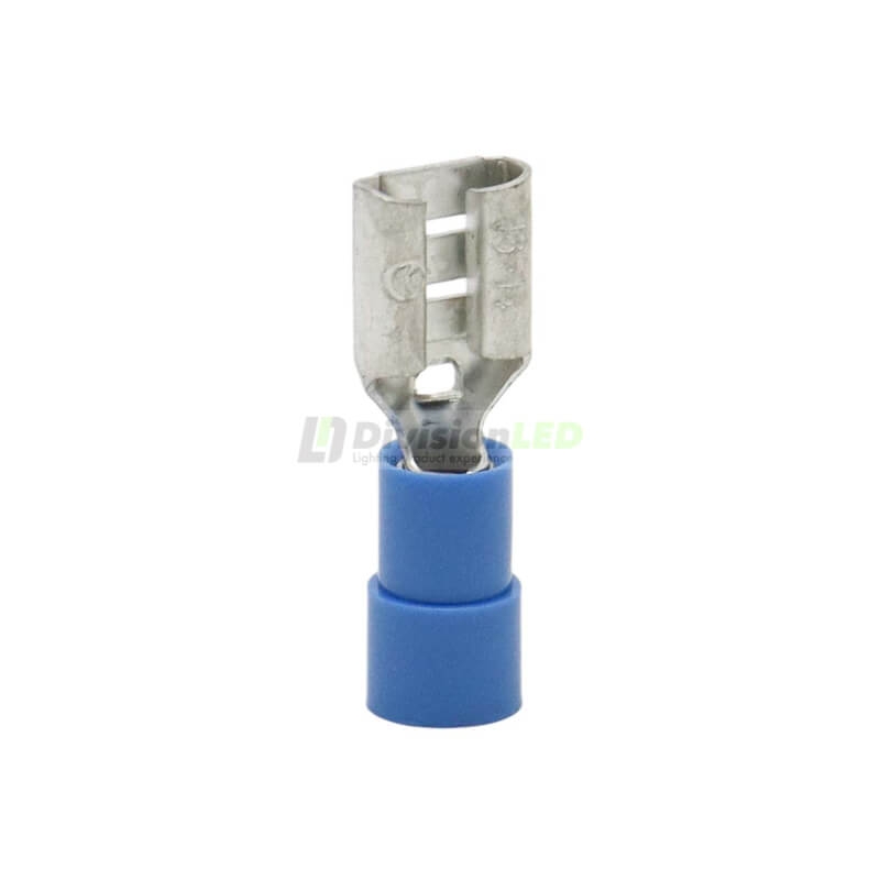 CEMBRE 2053610 BF-F608 Conector Hembra preaislado nylon azul 1.5-2.5mm2 6.35x0.8mm 100uds