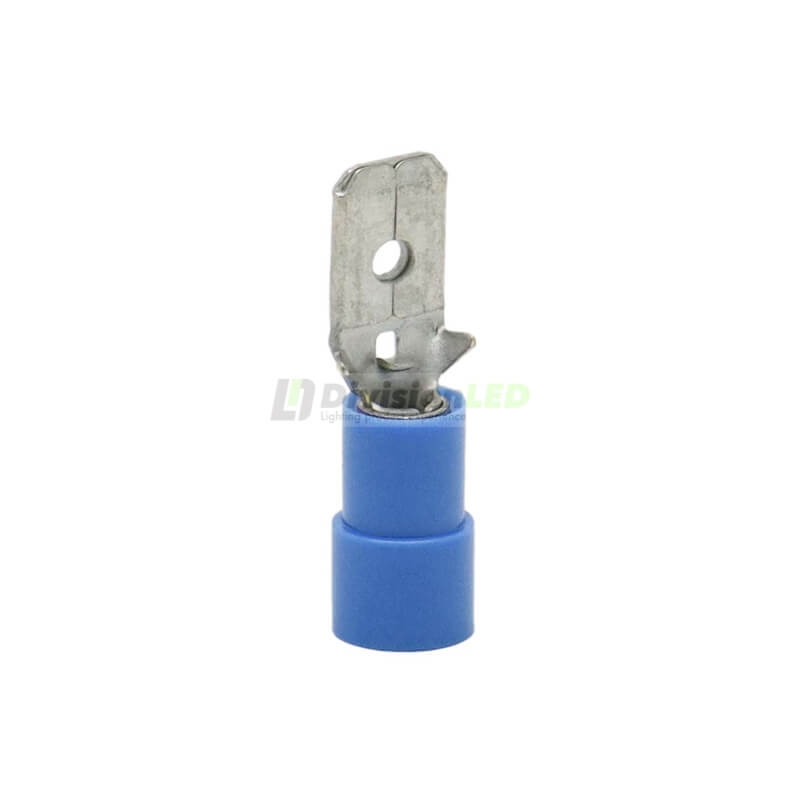 CEMBRE 2053650 BF-M608 Conector Macho preaislado nylon azul 1.5-2.5mm2 6.35x0.8mm 100uds