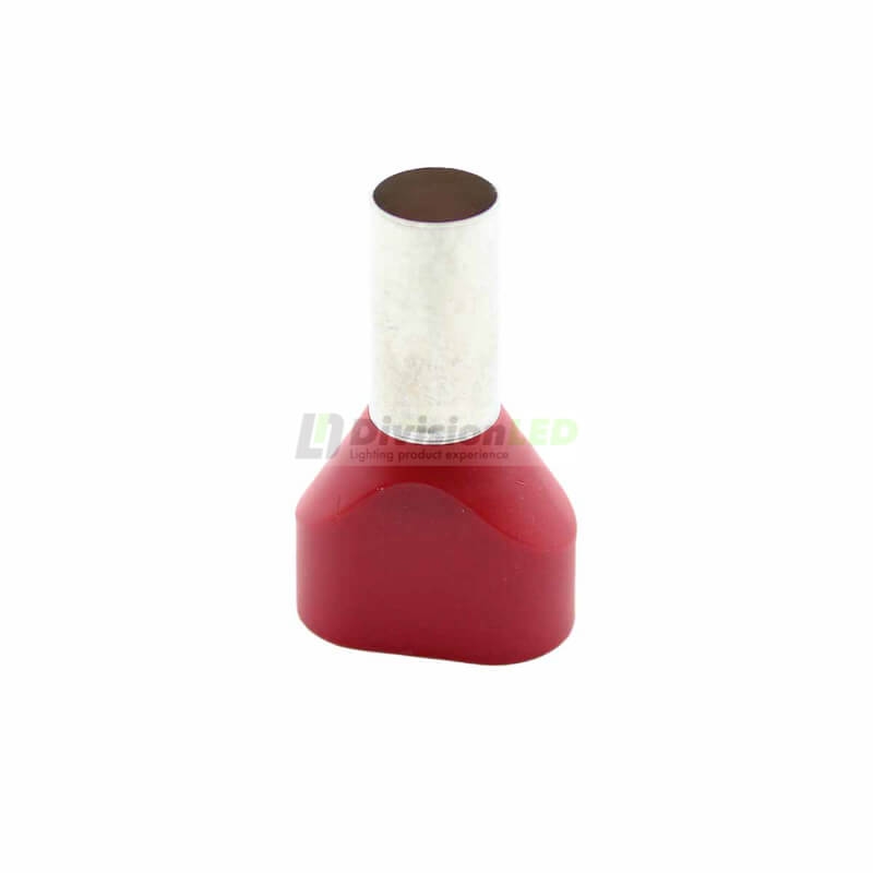 CEMBRE 2809870 PKT1014 Puntera hueca doble PKT TWIN rojo 2x10mm2 14mm 50uds