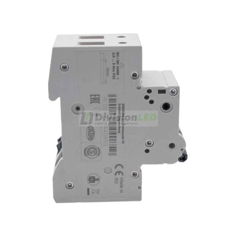 Siemens 5SL4506-7 Interruptor magnetotérmico 1P+N 6A C 10kA 230V