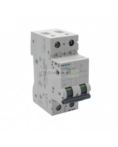 Siemens 5SL4506-7 Interruptor magnetotérmico 1P+N 6A C 10kA 230V