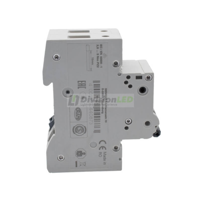 Siemens 5SL4510-7 Interruptor magnetotérmico 1P+N 10A C 10kA 230V