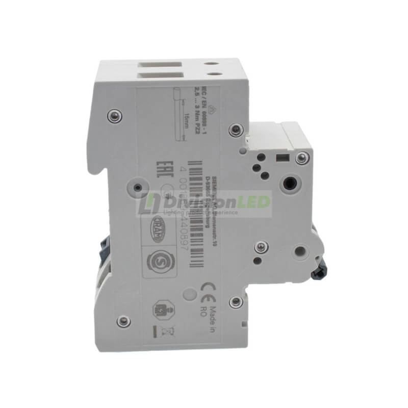 Siemens 5SL4516-7 Interruptor magnetotérmico 1P+N 16A C 10kA 230V
