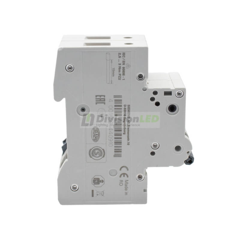 Siemens 5SL4525-7 Interruptor magnetotérmico 1P+N 25A C 10kA 230V