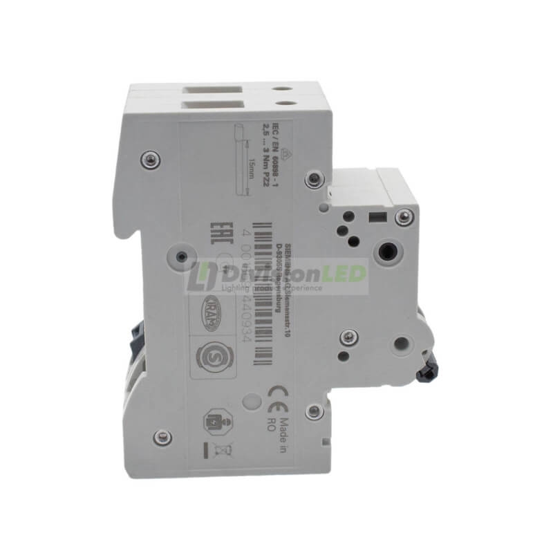 Siemens 5SL4540-7 Interruptor magnetotérmico 1P+N 40A C 10kA 230V