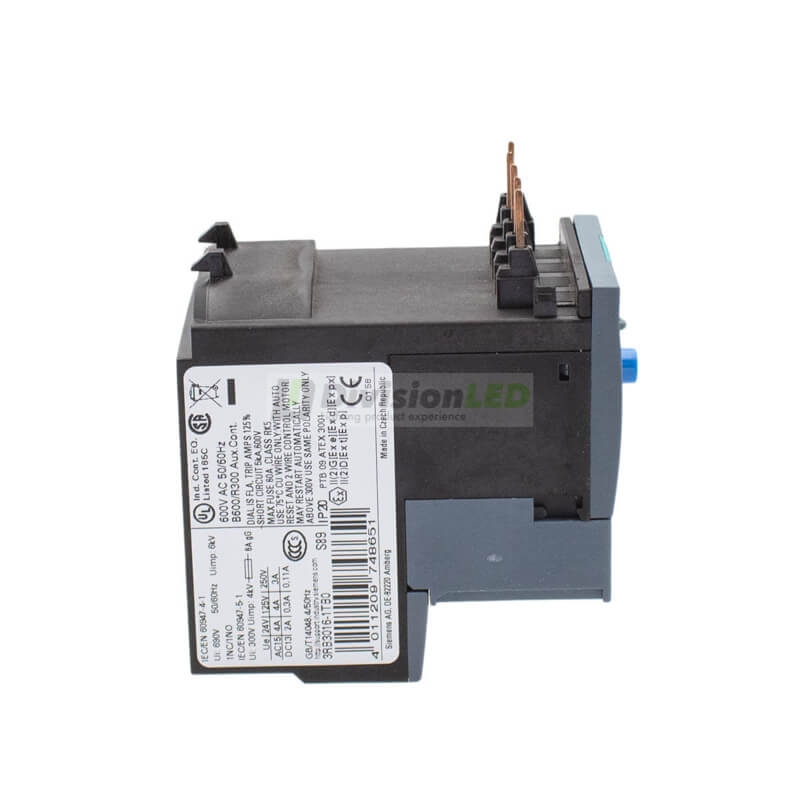 Siemens SIRIUS 3RB 3RB3016-1TB0 Relé de sobrecarga 1NC+1NA 4-16A