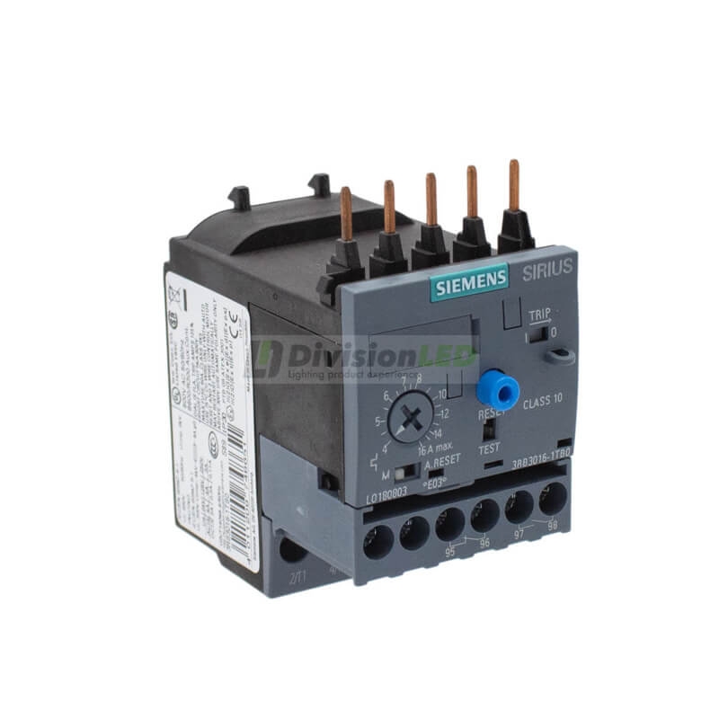 Siemens SIRIUS 3RB 3RB3016-1TB0 Relé de sobrecarga 1NC+1NA 4-16A