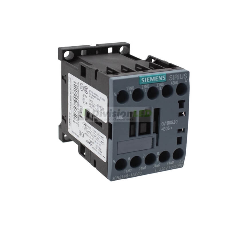 Siemens SIRIUS 3RH2 3RH2140-1AP00 Contactor auxiliar 4NA 230VAC