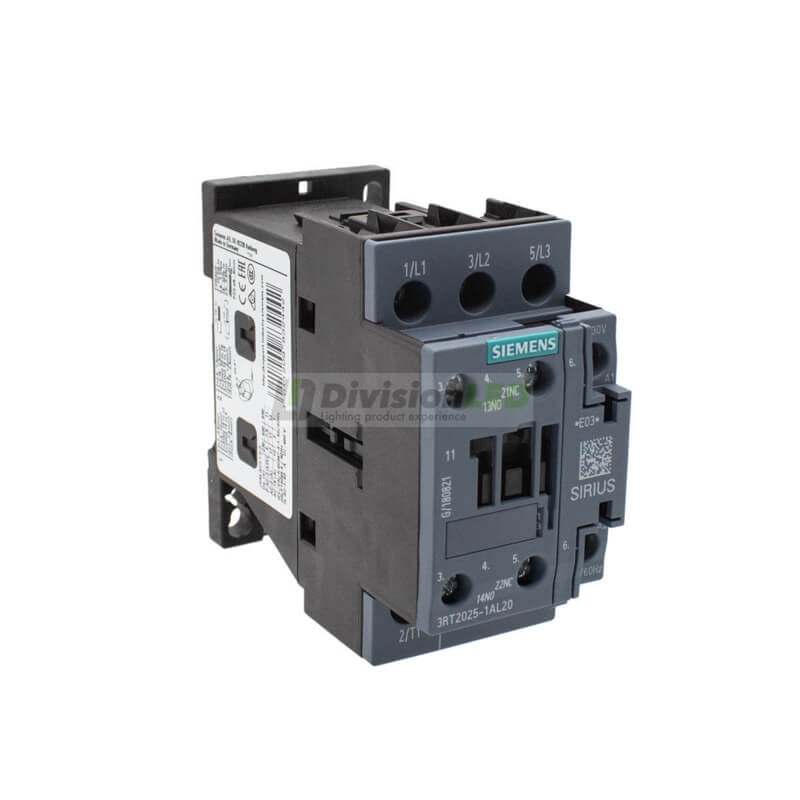 Siemens SIRIUS 3RT2 3RT2025-1AL20 Contactor AC-3 1NA+1NC 17A 3P 7.5Kw/400V 230VAC
