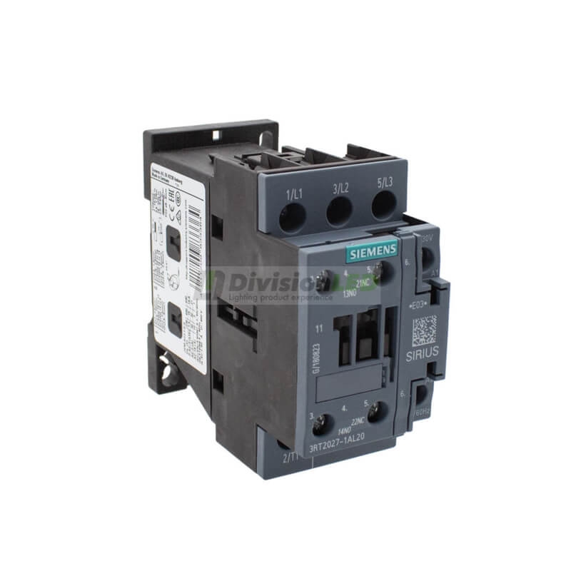 Siemens SIRIUS 3RT2 3RT2027-1AL20 Contactor AC-3 1NA+1NC 32A 3P 15Kw/400V 230VAC