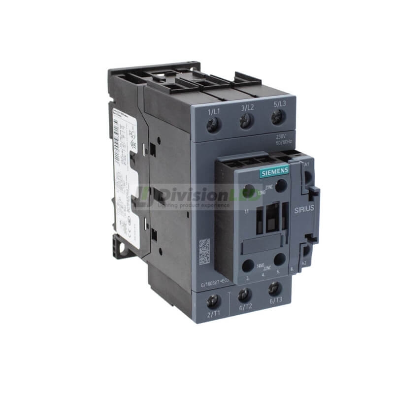 Siemens SIRIUS 3RT2 3RT2035-1AL20 Contactor AC-3 1NA+1NC 40A 230V 18.5Kw/400V 230VAC