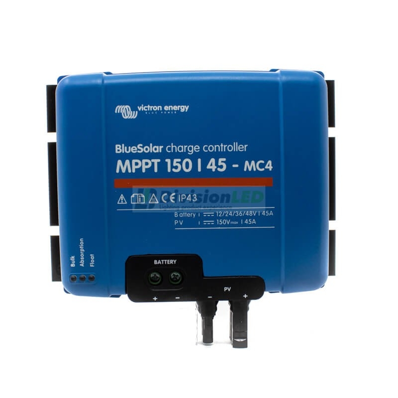 Regulador Victron bluesolar MPPT 150/45 MC4 - ¡en 360°! - DivisionLED