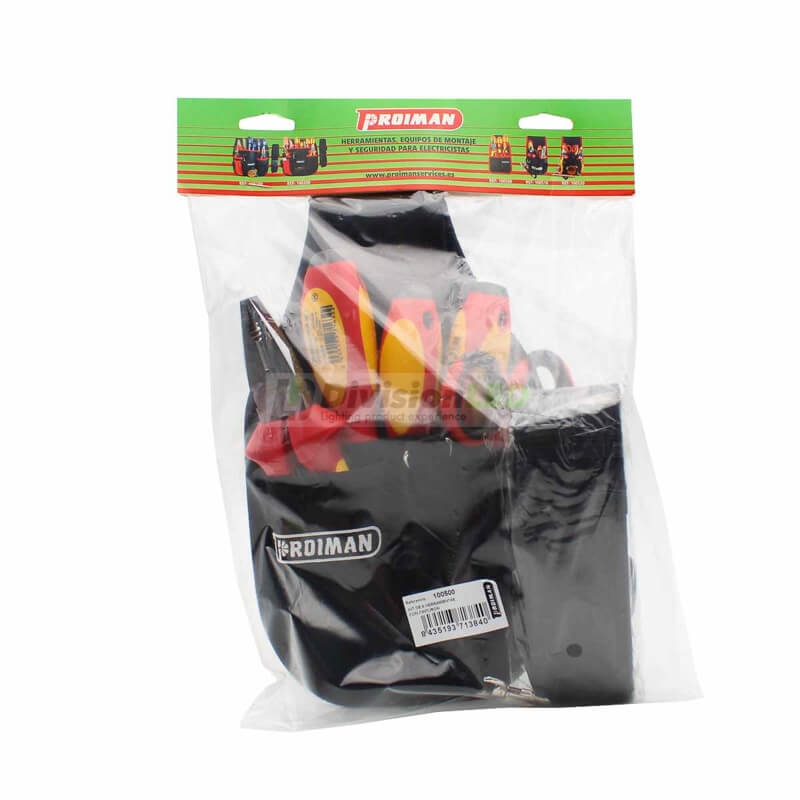 PROIMAN 100500 Kit herramienta con bolsa cinturón (5 unidades)