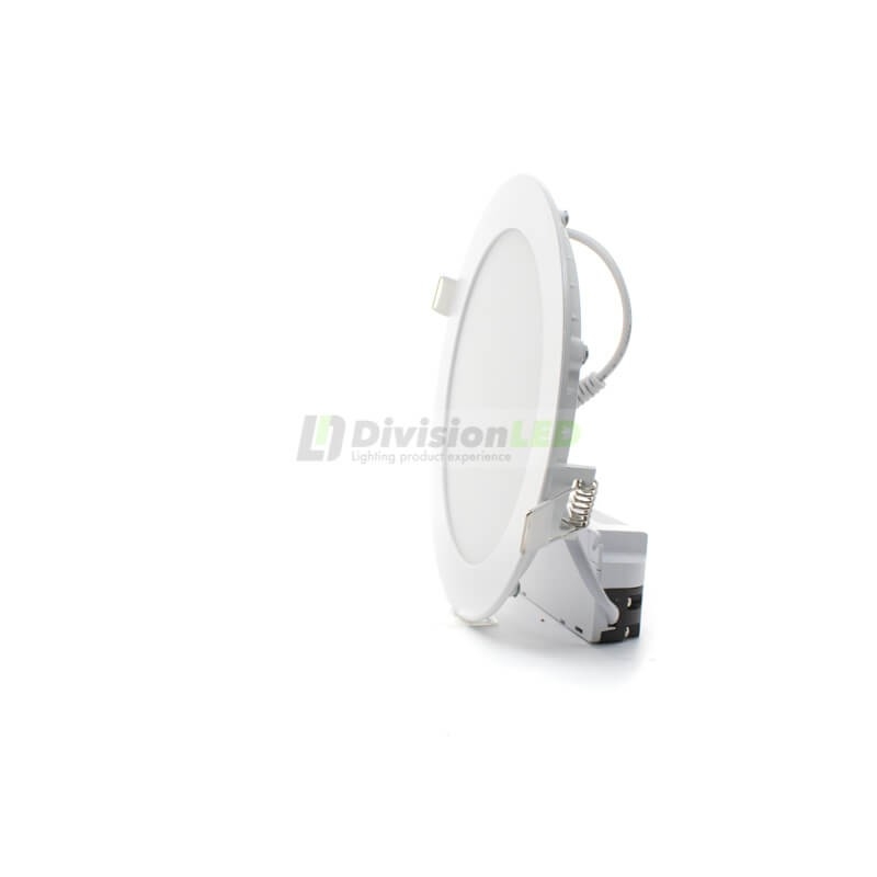 Slim Downlight LED redondo blanco 12W - ¡imagen en 360°! - DivisionLED