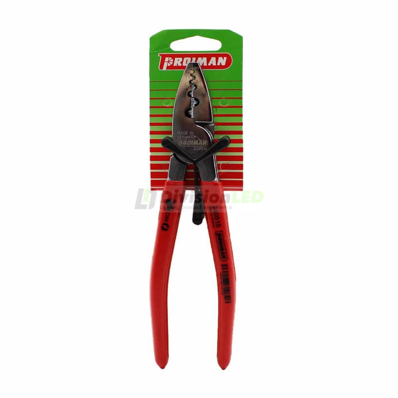 PROIMAN 240516 Alicate engastado hueca DIN46228 0.5-16mm²