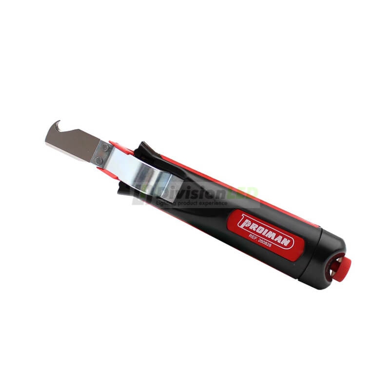 PROIMAN 260828 Pela manguera con cuchillo diámetro 8-28mm 145mm