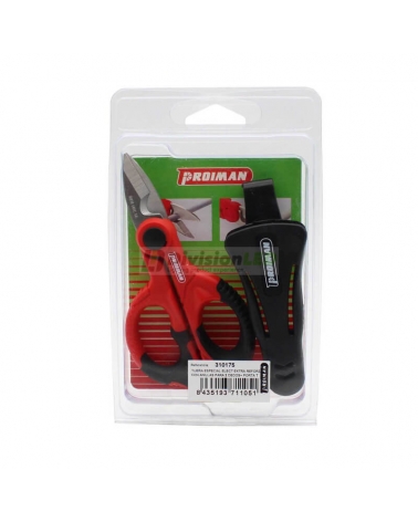 PROIMAN 310175 Tijera electricista extrafuerte anilla 2 dedos