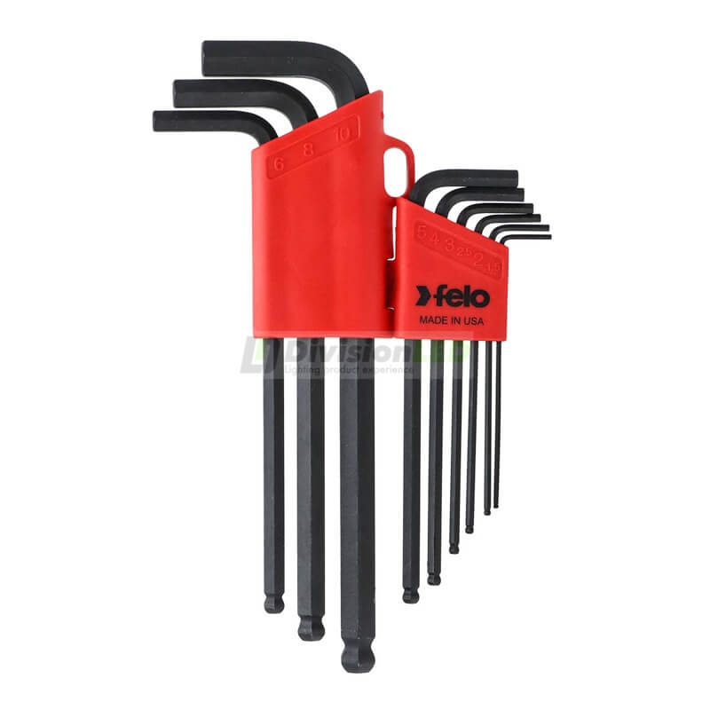 PROIMAN 370999 Juego llave Allen punta bola 1,5-10mm (9 unidades)