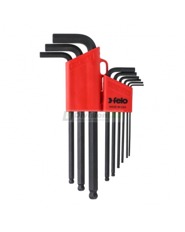 PROIMAN 370999 Juego llave Allen punta bola 1,5-10mm (9 unidades)