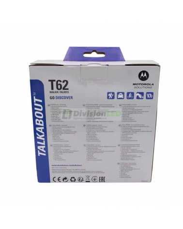 PROIMAN 400006 Kit radio comunicación Motorola T6+cargador+batería (2 unidades)