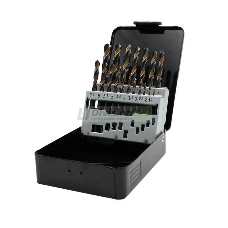 PROIMAN 430311 Juego broca acero HSS DIN338 diámetro 1-10mm (19 unidades)