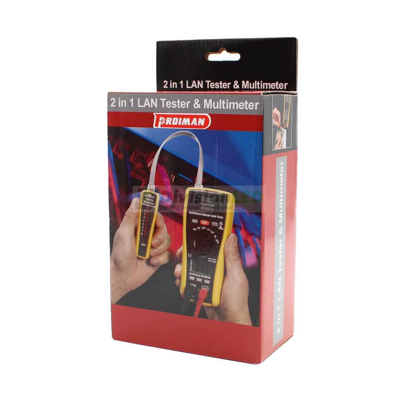 PROIMAN 461011 Comprobador línea LAN telefónica/ informática
