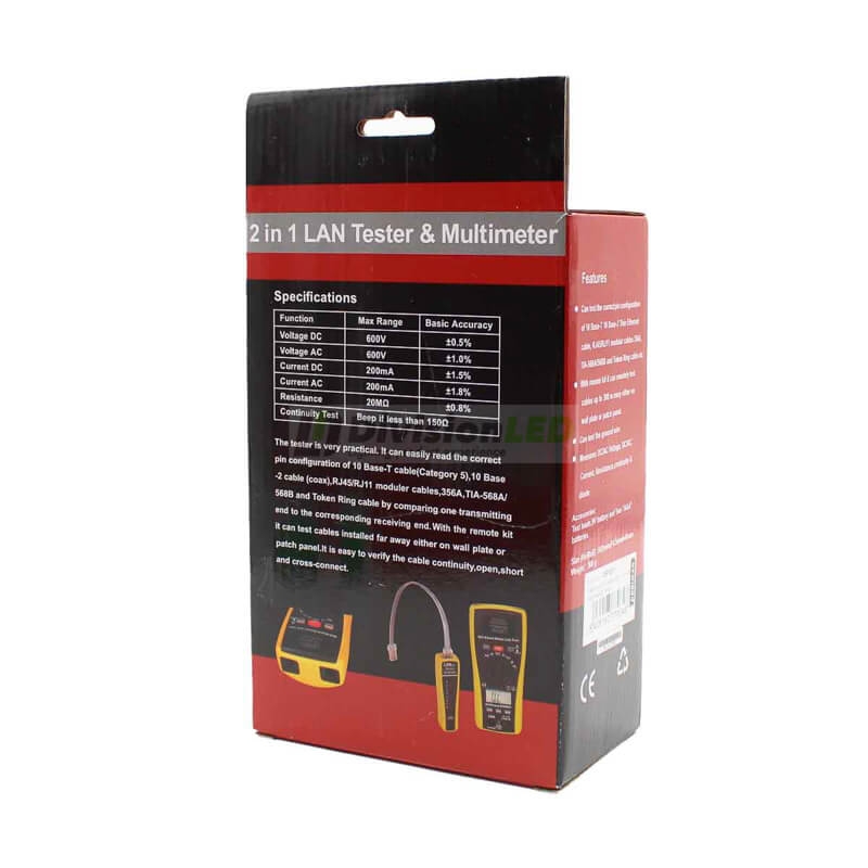 PROIMAN 461011 Comprobador línea LAN telefónica/ informática