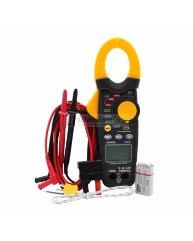 PROIMAN 462026 Pinza amperimétrica digital 600A boca 42mm