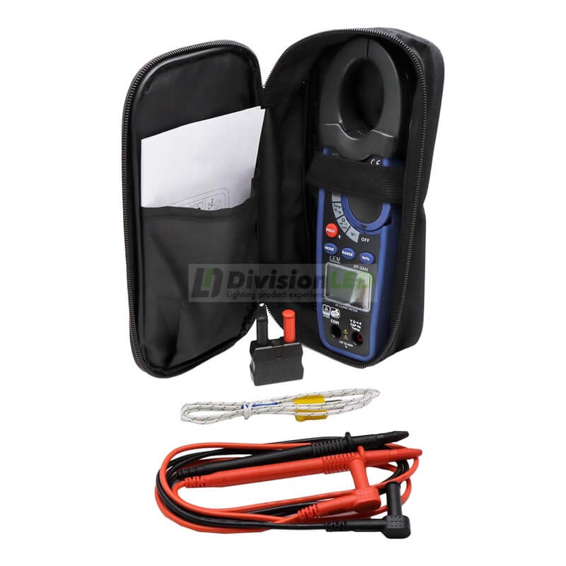 PROIMAN 463341 Pinza amperimétrica digital 1.000A CA continuidad+Data Hold+frecuencímetro