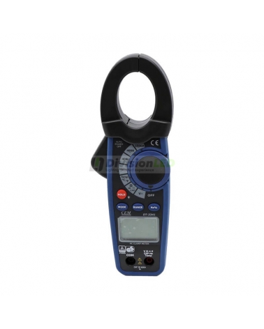 PROIMAN 463341 Pinza amperimétrica digital 1.000A CA continuidad+Data Hold+frecuencímetro
