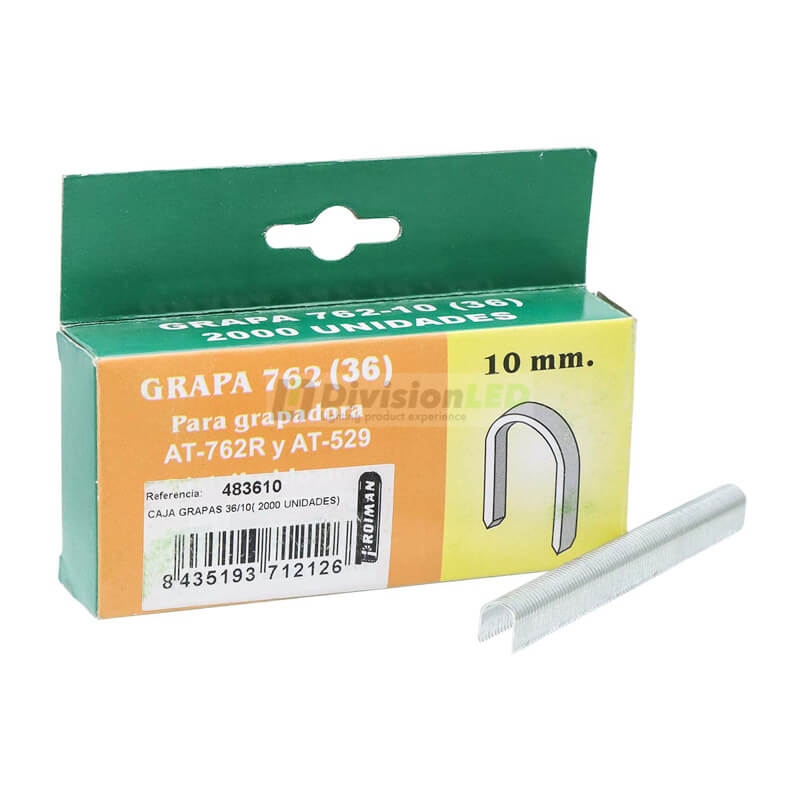 PROIMAN 483610 Grapa 10mm (2000 unidades)