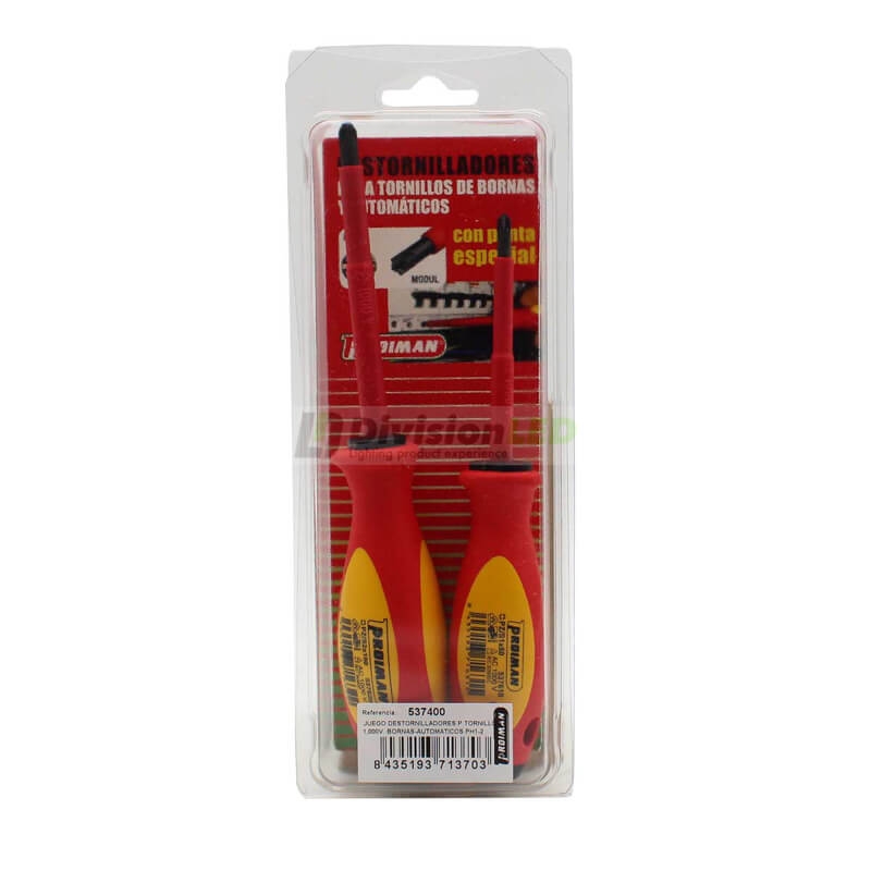 PROIMAN 537400 Juego destornillador especial borna (2 unidades)