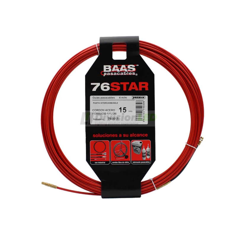 PROIMAN 760015 Guía pasacables 76 nylon 4mmx15m