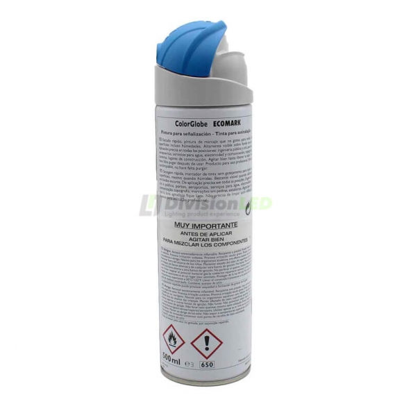 PROIMAN 900002 Spray marcador 360 500ml azul