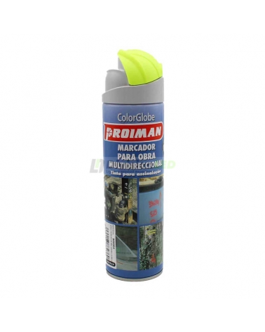 PROIMAN 900004 Spray marcador 360 500ml amarillo
