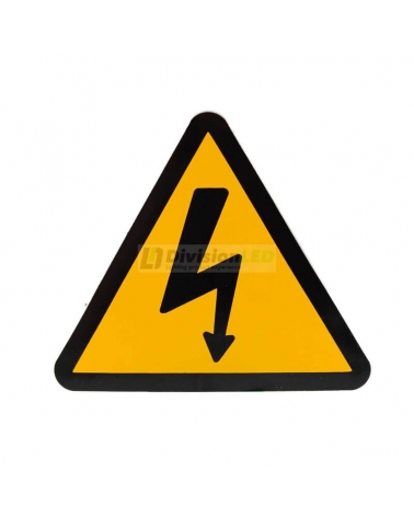 PROIMAN AE100AD Señal riesgo eléctrico 100mm plástico adhesivo