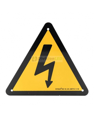 PROIMAN AE148A Señal riesgo eléctrico 148mm aluminio