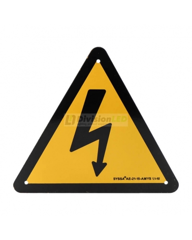 PROIMAN AE210A Señal riesgo eléctrico 210mm aluminio