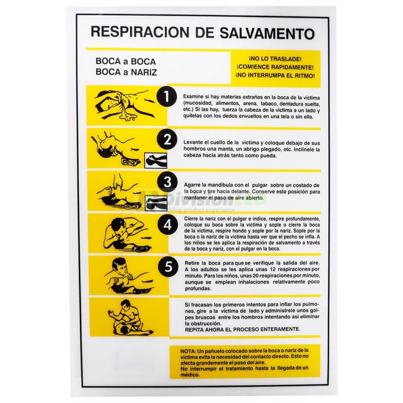 PROIMAN PA42P Señal primeros auxilios 4207x297mm plástico