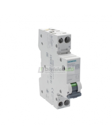 Siemens 5SL6025-7 Interruptor magnetotérmico 1P+N C25 6kA 1mod 230V