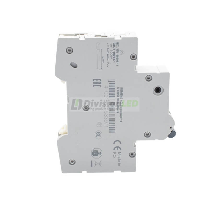 Siemens 5SL6032-7 Interruptor magnetotérmico 1P+N C32 6kA 1mod 230V
