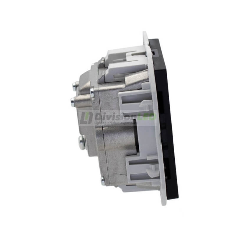 SIMON 20000487-098 Toma R-TV+SAT intermedia negro mate SIMON 270