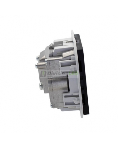 SIMON 20000487-098 Toma R-TV+SAT intermedia negro mate SIMON 270