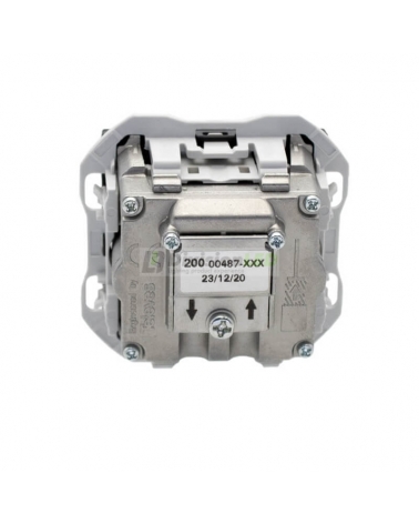 SIMON 20000487-098 Toma R-TV+SAT intermedia negro mate SIMON 270