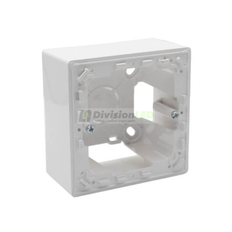 SIMON 20000751-090 Caja de superficie con 1 elemento blanco SIMON 270