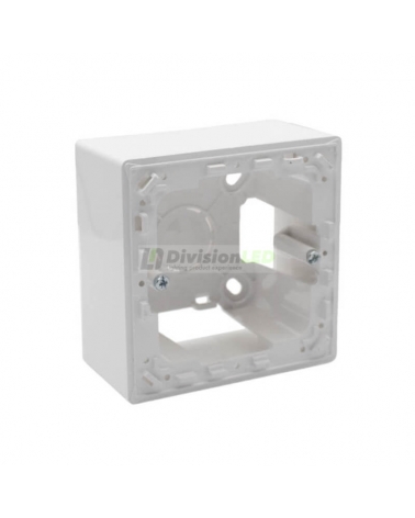 SIMON 20000751-090 Caja de superficie con 1 elemento blanco SIMON 270