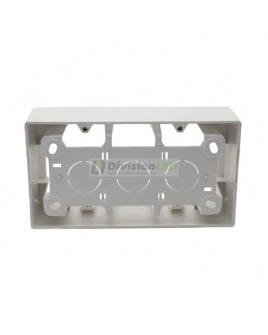 SIMON 20000752-090 Caja de superficie con 2 elementos blanco SIMON 270