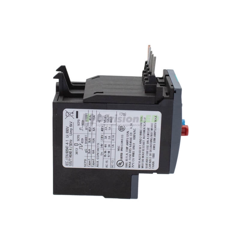 Siemens SIRIUS 3RU 3RU2116-1AB0 Relé de sobrecarga 1NC+1NA 1.1-1.6A