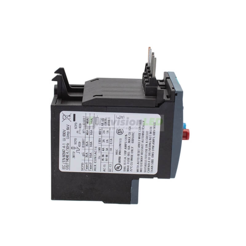 Siemens SIRIUS 3RU 3RU2116-1CB0 Relé de sobrecarga 1NC+1NA 1.8-2.5A